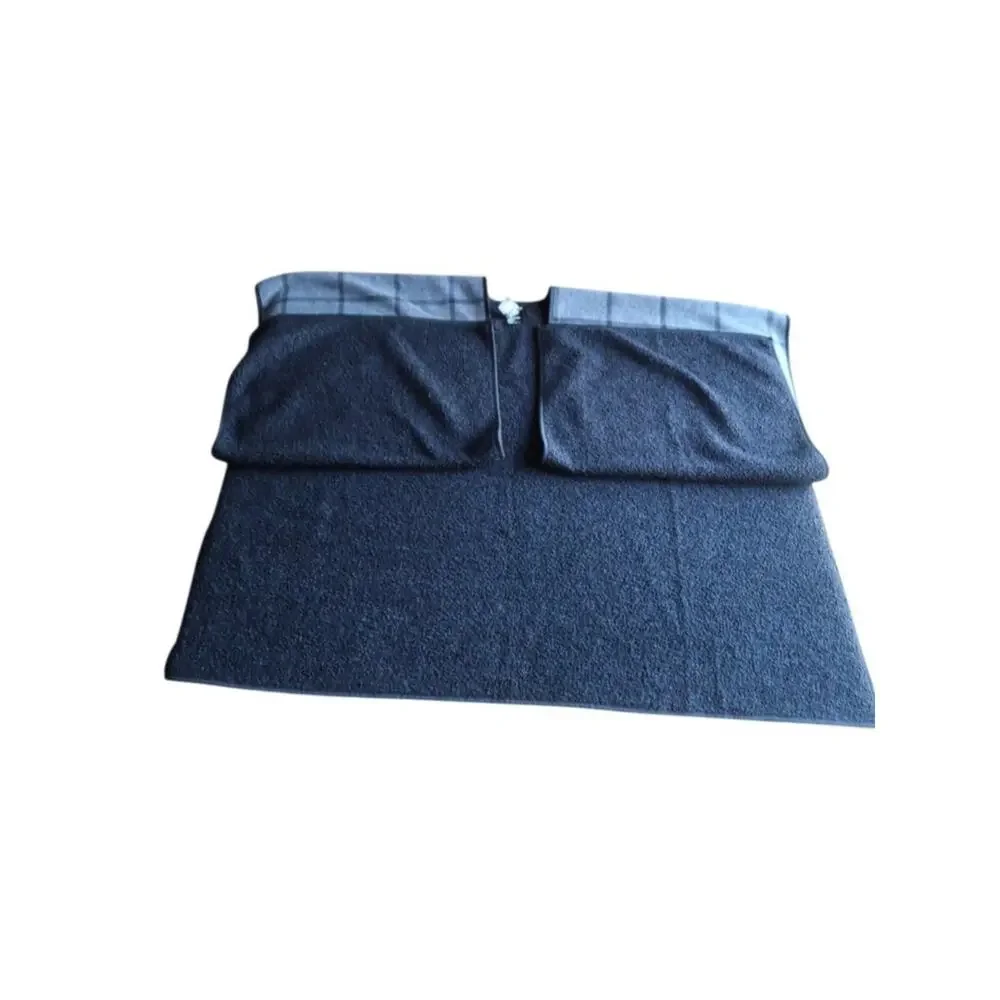 Ike Behar Grey Plaid Reversible Poncho Sherpa Wrap One Size Cozycore Loungewear